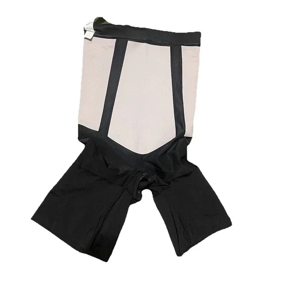 Spanx Sculpt On Core High Waist Mid Thigh Shorts Black Size XS Sculpting Contour - Picture 8 of 15